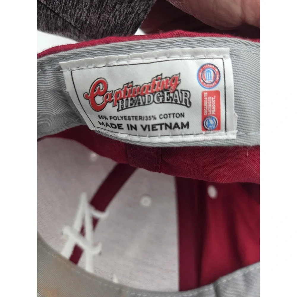 Alabama Crimson Tide Hat Captivating Headgear Mens‎ Red Adjustable Baseball Cap - Picture 2 of 7